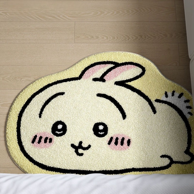 Home Bathroom Rugs - พรมการ์ตูนชิคคาวะ อนิเมะ ฮาชิวาระ อุซางิ พรมปูพื้นห้องน้ำกันลื่น พรมปูพื้นรถยนต์