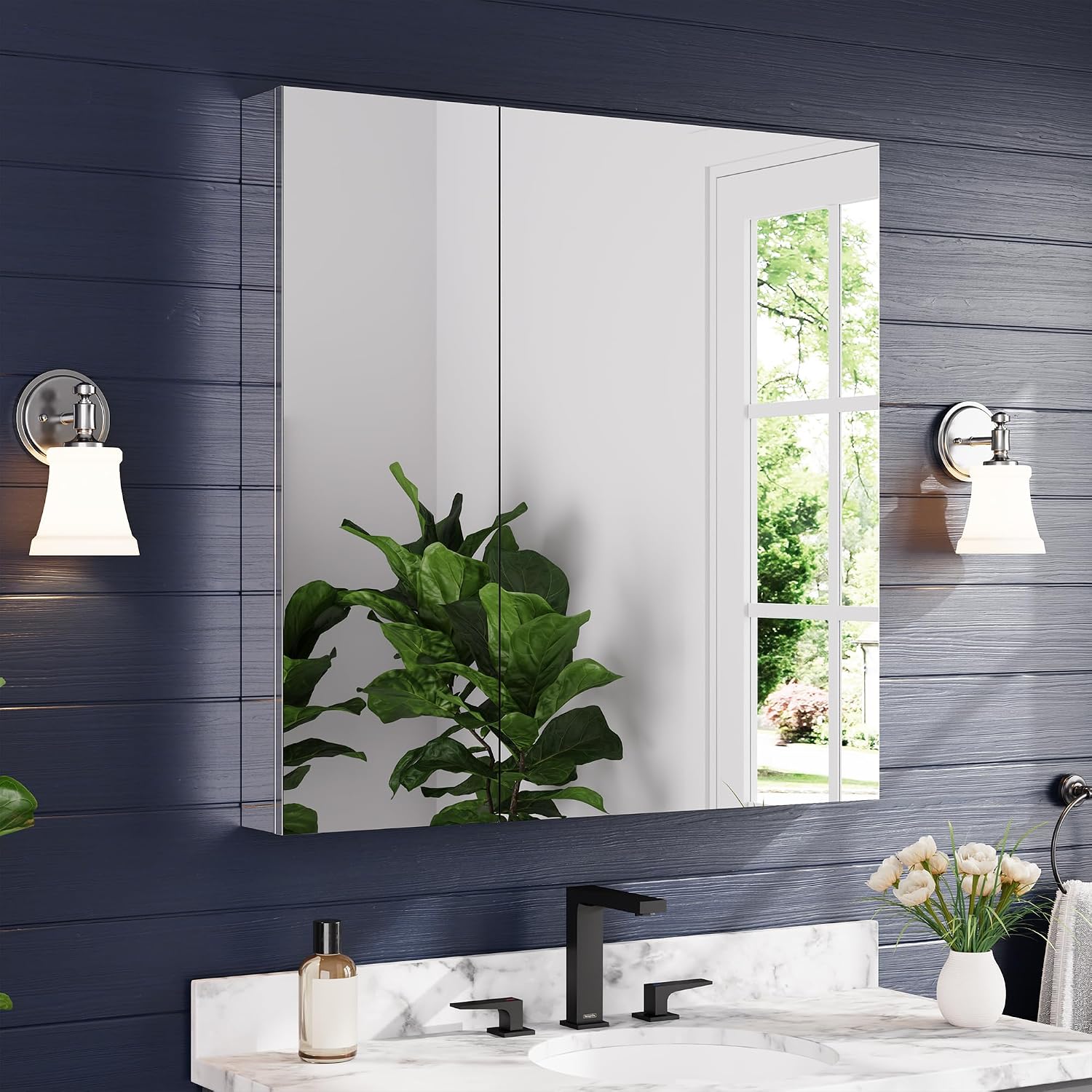 Bathroom Cabinet Mirror - ตู้ยาพร้อมกระจก ขนาด 44