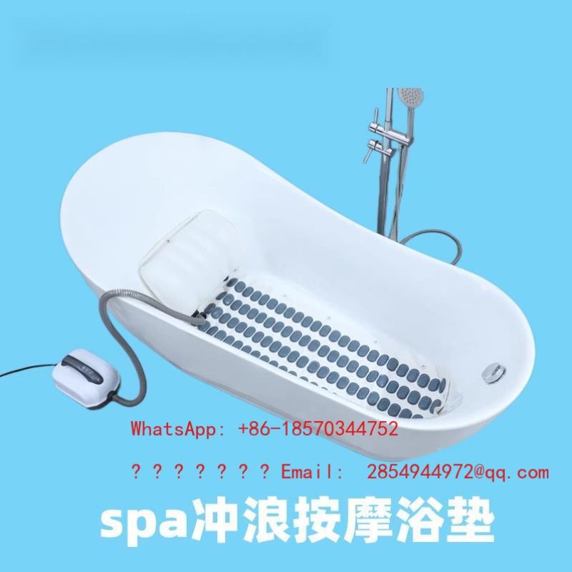 Non Slip Bath Mat - แผ่นรองนวดตัวสำหรับใช้ในบ้าน เครื่องทำฟองสบู่สำหรับสปา อ่างอาบน้ำสปา เครื่องนวดตัวแบบกันลื่นสำหรับทั้งร่างกาย