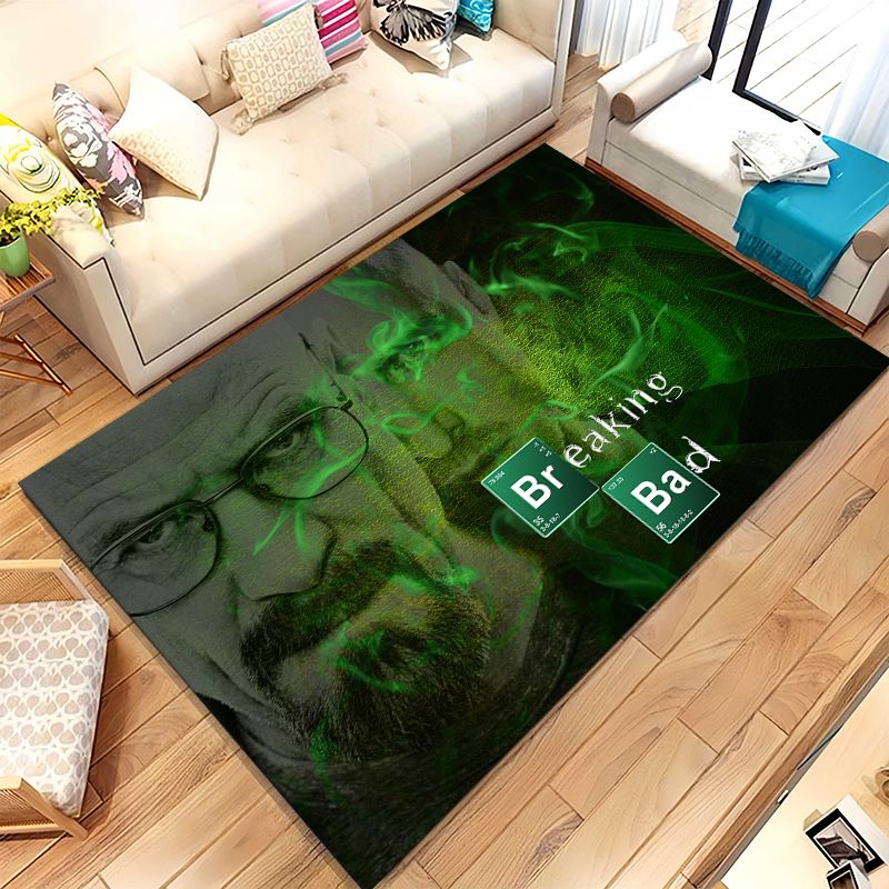 Home Bathroom Break - พรมปูพื้นกันลื่นลาย Walter จากซีรีส์ Breaking Bad สำหรับห้องนั่งเล่น