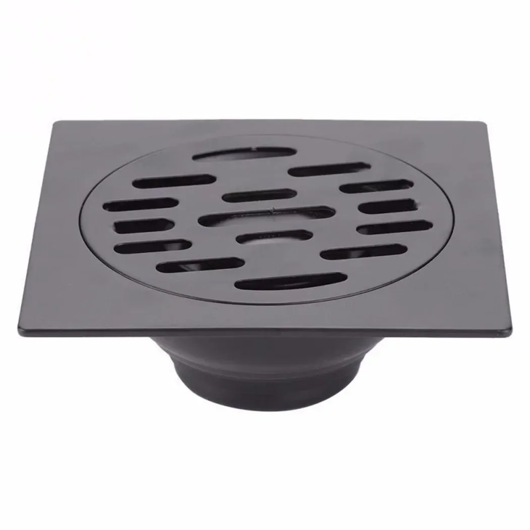 Home Bathroom Hardware - ห้องอาบน้ําฝักบัวท่อระบายน้ําชั้นสแตนเลสสแควร์ท่อระบายน้ําชั้น Home Anti-กลิ่น Drainer ห้องน้ํา Hair