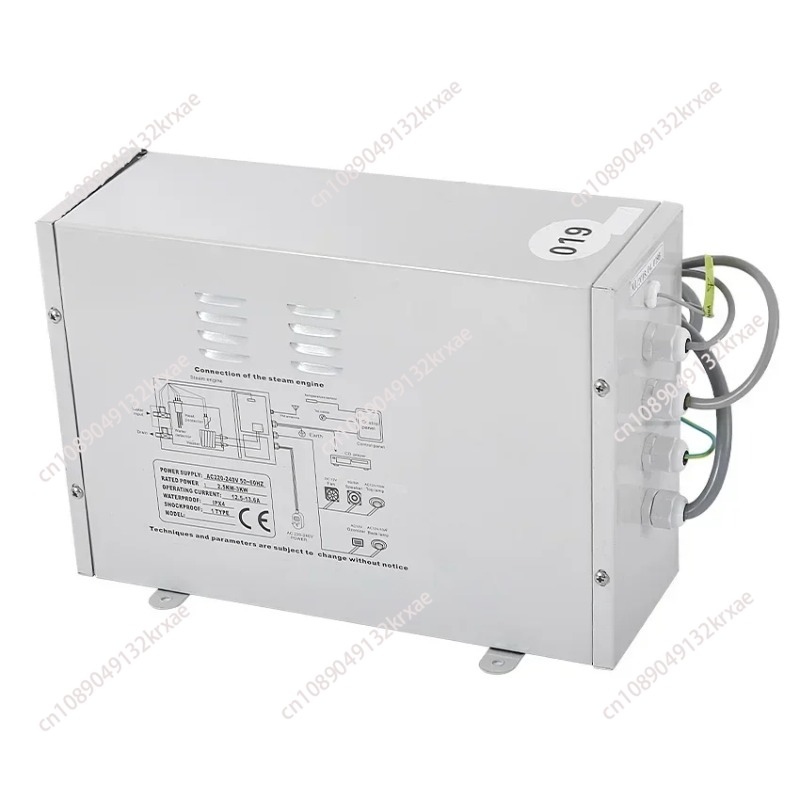 Home Bathroom Sauna - ระบบเครื่องกำเนิดไอน้ำ TR-019 สำหรับห้องอาบน้ำในบ้าน เครื่องกำเนิดไอน้ำสำหรับห้องซาวน่า อุปกรณ์อบไอน้ำ พร้อมรีโมทคอนโทรล