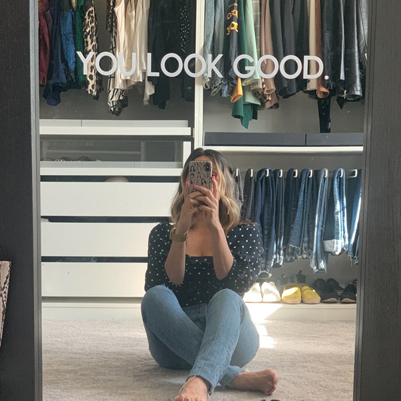 Home Bathroom Window - คุณดูดีกระจกสติ๊กเกอร์ติดผนังห้องน้ําห้องนอน Inspire สร้างแรงบันดาลใจ Quote Selfie Decal