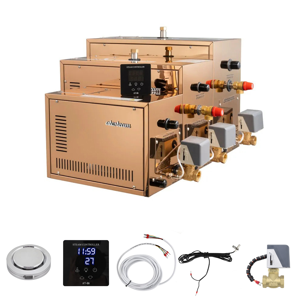 Home Bathroom Sauna - เครื่องสร้างไอน้ำ6KW เครื่องทำอ่างอบไอน้ำแบบระบายน้ำได้เอง