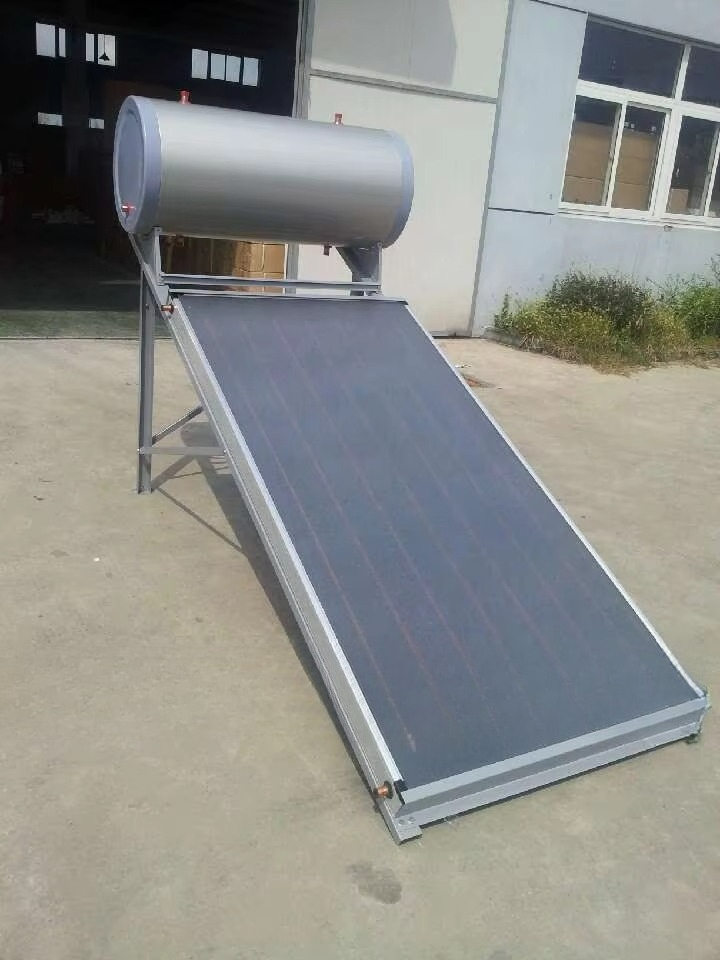 Home Bathroom Geyser - เครื่องทำน้ำอุ่นพลังงานแสงอาทิตย์แบบแผ่นเรียบ ขนาด 100 ลิตร พร้อมระบบแรงดันในตัว รับประกัน