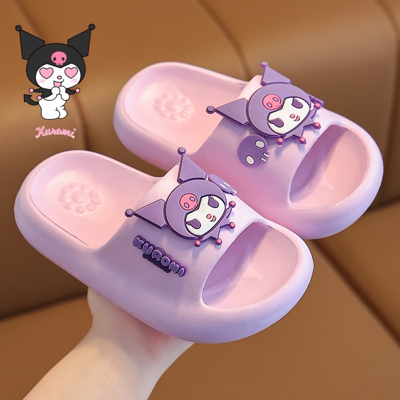 Home Bathroom Gadgets - รองเท้าแตะ Hello Kitty: รองเท้าแตะกันลื่นสำหรับฤดูร้อน ใช้ได้ทั้งในบ้าน/นอกบ้าน/ห้องน้ำ