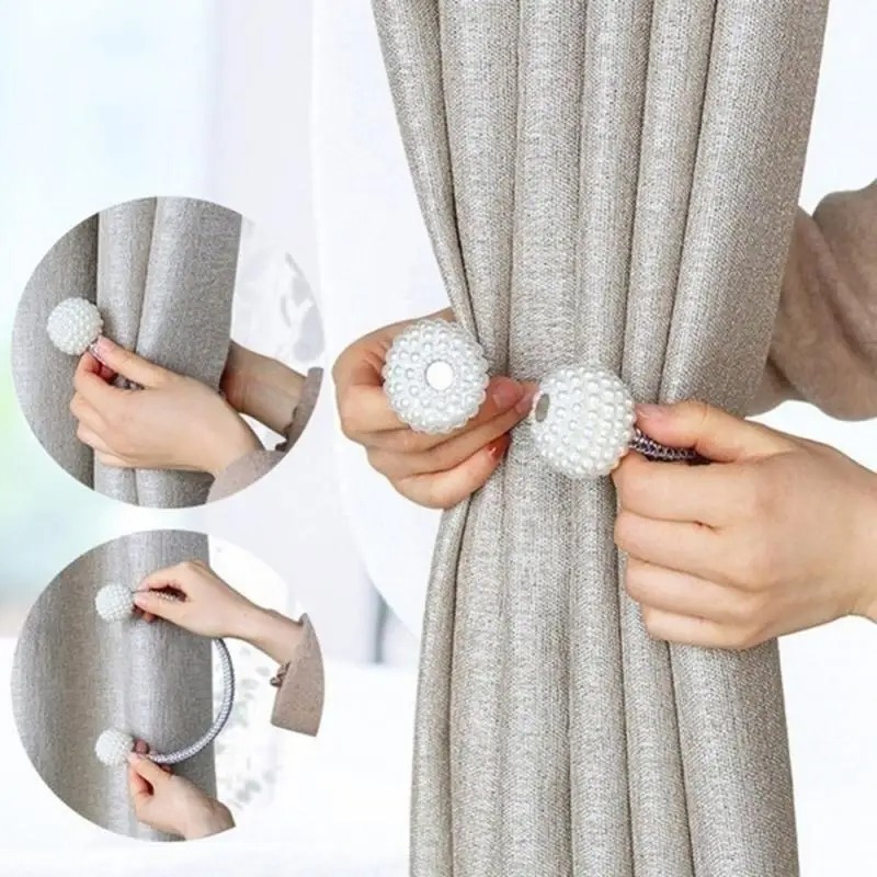 คลิปหนีบม่านแม่เหล็กแบบมุก 1/2 - Home Bathroom Gadgets บทวิจารณ์และราคา