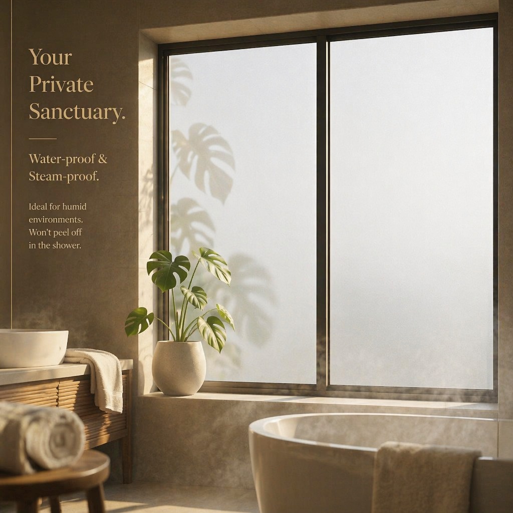 ฟิล์มติดกระจกฝ้าแบบโปร่งแสง ป้ - Home Bathroom Window บทวิจารณ์และราคา