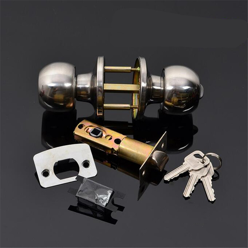 ลูกบิดประตูทรงกลมแบบมีกุญแจสำห - Home Bathroom Hardware บทวิจารณ์และราคา