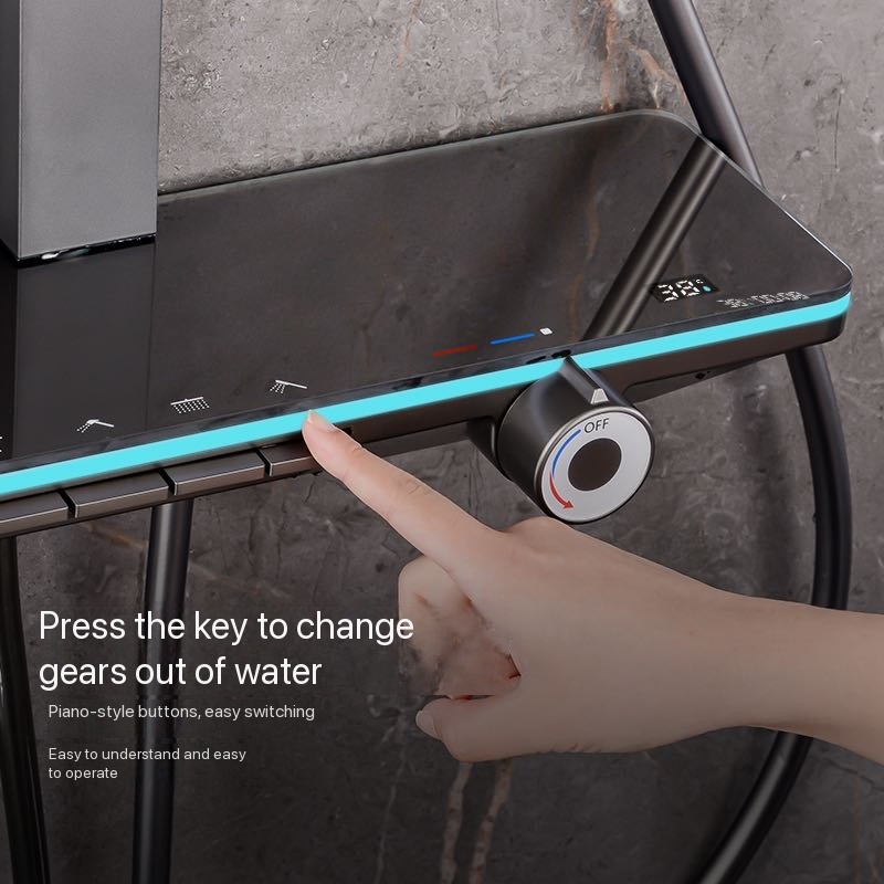 ชุดฝักบัวอาบน้ำพร้อมไฟ Ambient - Shower Head Rain บทวิจารณ์และราคา