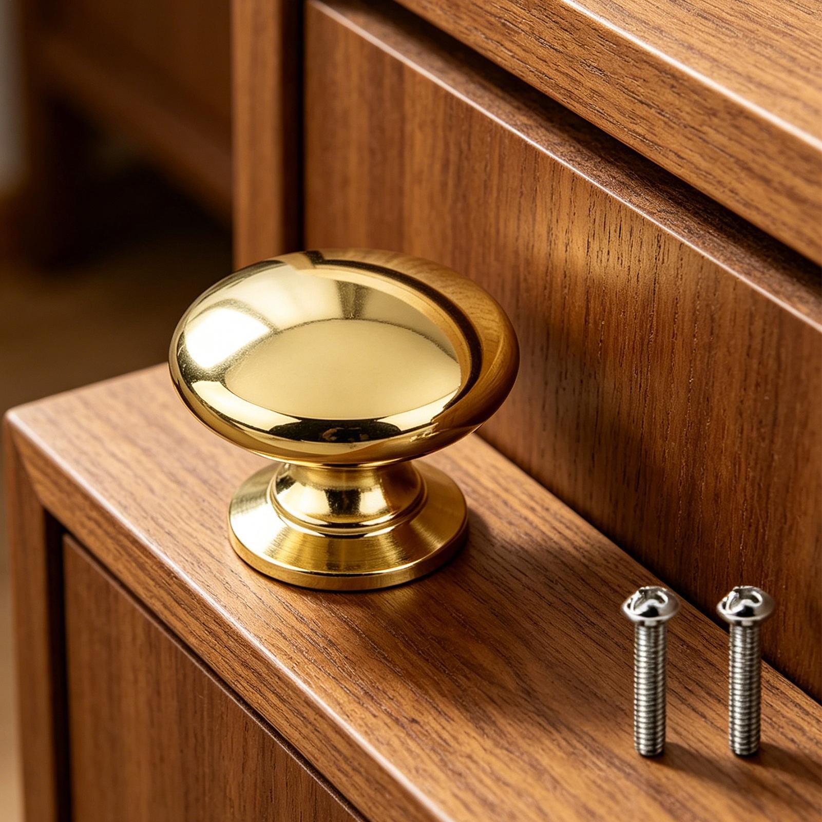 ลูกบิดทองเหลืองสำหรับตู้ ไม่เค - Home Bathroom Hardware บทวิจารณ์และราคา
