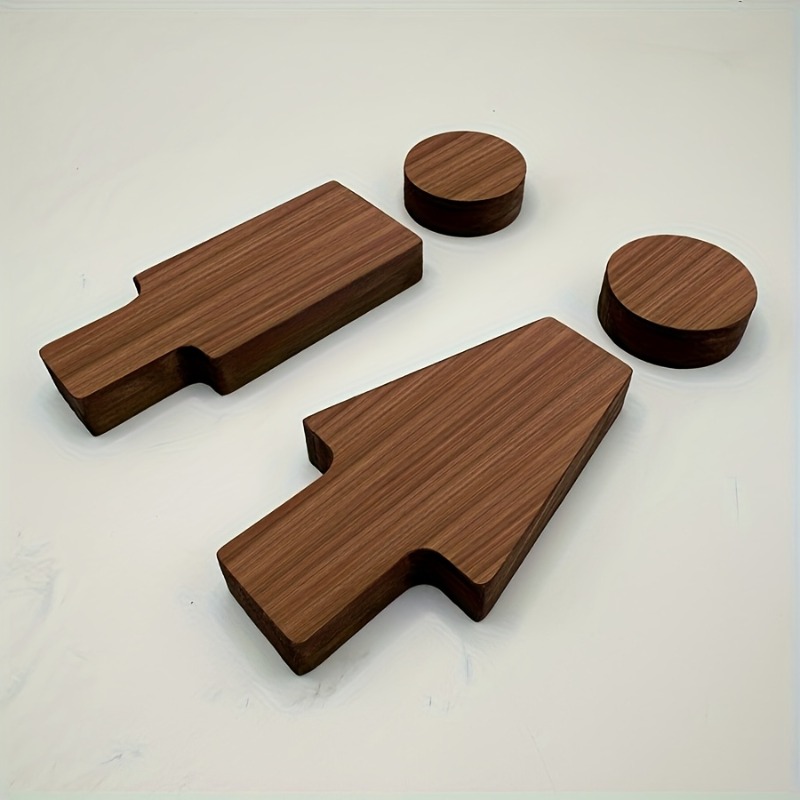 ป้ายห้องน้ําไม้ 2 ชิ้นสําหรับป - Home Bathroom Gadgets บทวิจารณ์และราคา