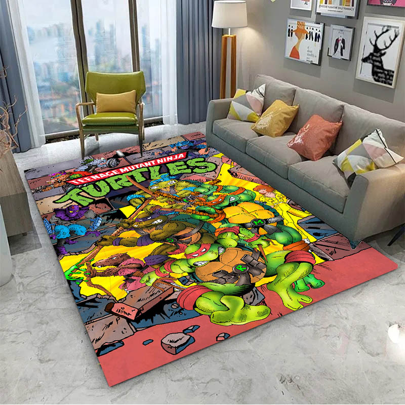 พรมลายการ์ตูนเต่านินจา 3 มิติ  - Home Bathroom Rugs บทวิจารณ์และราคา