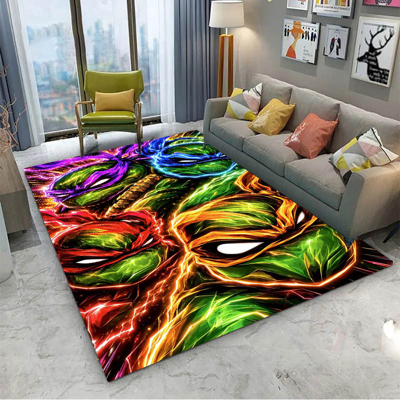 พรมลายการ์ตูนเต่านินจา 3 มิติ  - Home Bathroom Rugs บทวิจารณ์และราคา