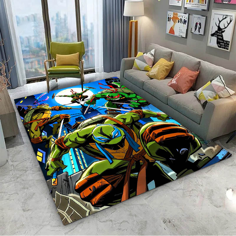 พรมลายการ์ตูนเต่านินจา 3 มิติ  - Home Bathroom Rugs บทวิจารณ์และราคา
