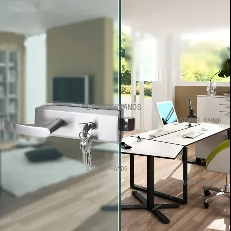 สํานักงานประตูกระจกล็อคห้องน้ํ - Home Bathroom Hardware บทวิจารณ์และราคา