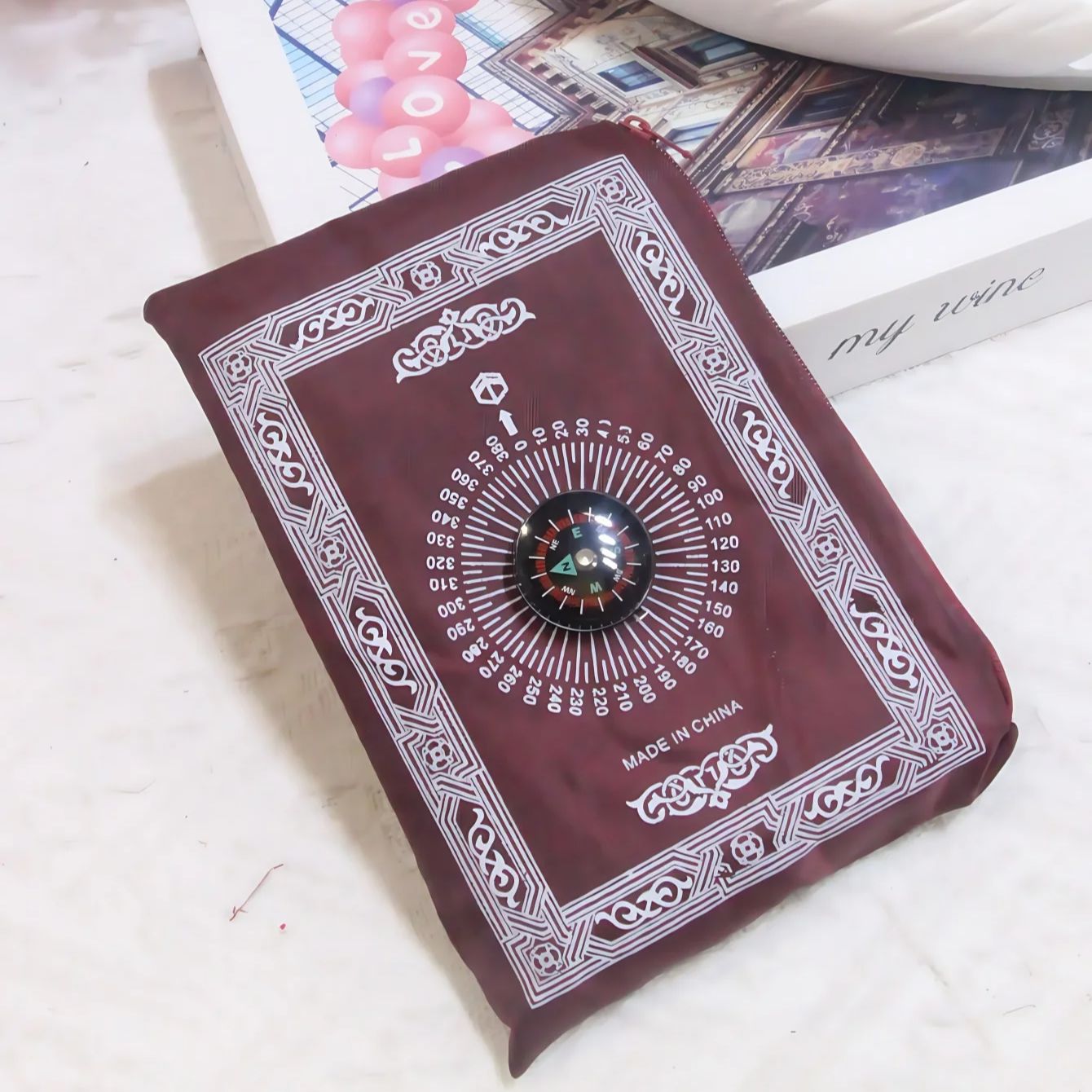 พรมละหมาดแบบพกพา 5 ชิ้น พร้อมเ - Home Bathroom Carpet บทวิจารณ์และราคา