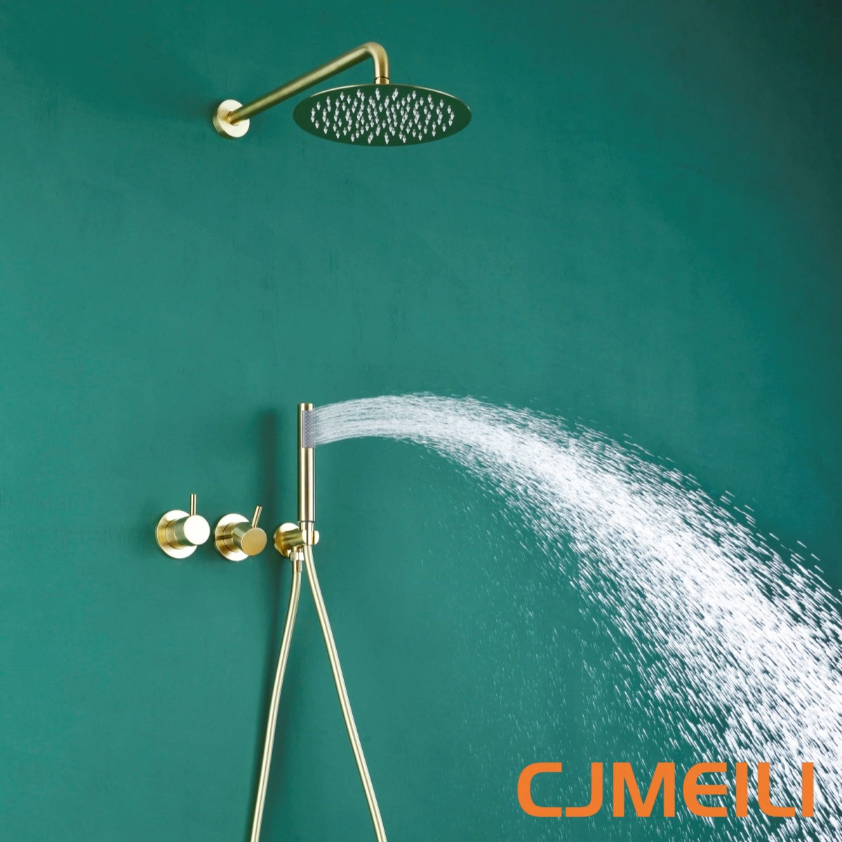 ระบบฝักบัวแบบซ่อนพร้อมวาล์วทอง - Shower Head Rain บทวิจารณ์และราคา