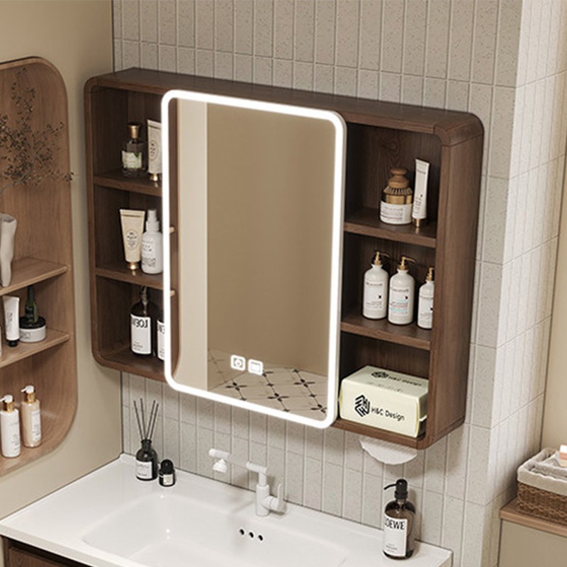 ตู้ห้องน้ำแบบมีกระจก ชั้นวางขอ - Bathroom Cabinet Mirror บทวิจารณ์และราคา