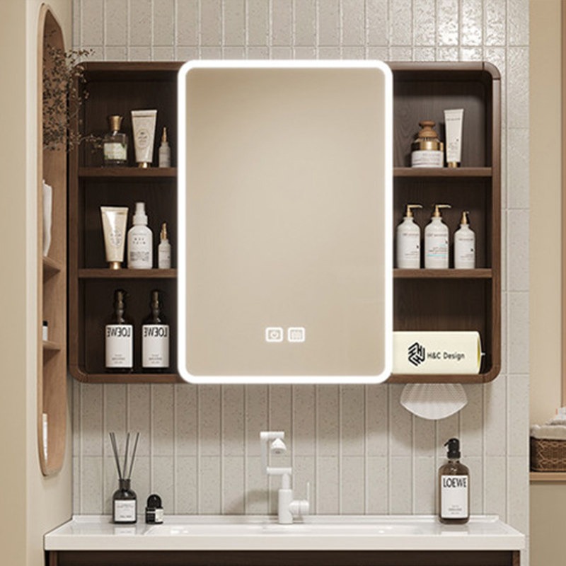ตู้ห้องน้ำแบบมีกระจก ชั้นวางขอ - Bathroom Cabinet Mirror บทวิจารณ์และราคา
