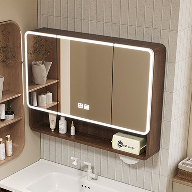 ตู้ห้องน้ำแบบมีกระจก ชั้นวางขอ - Bathroom Cabinet Mirror บทวิจารณ์และราคา