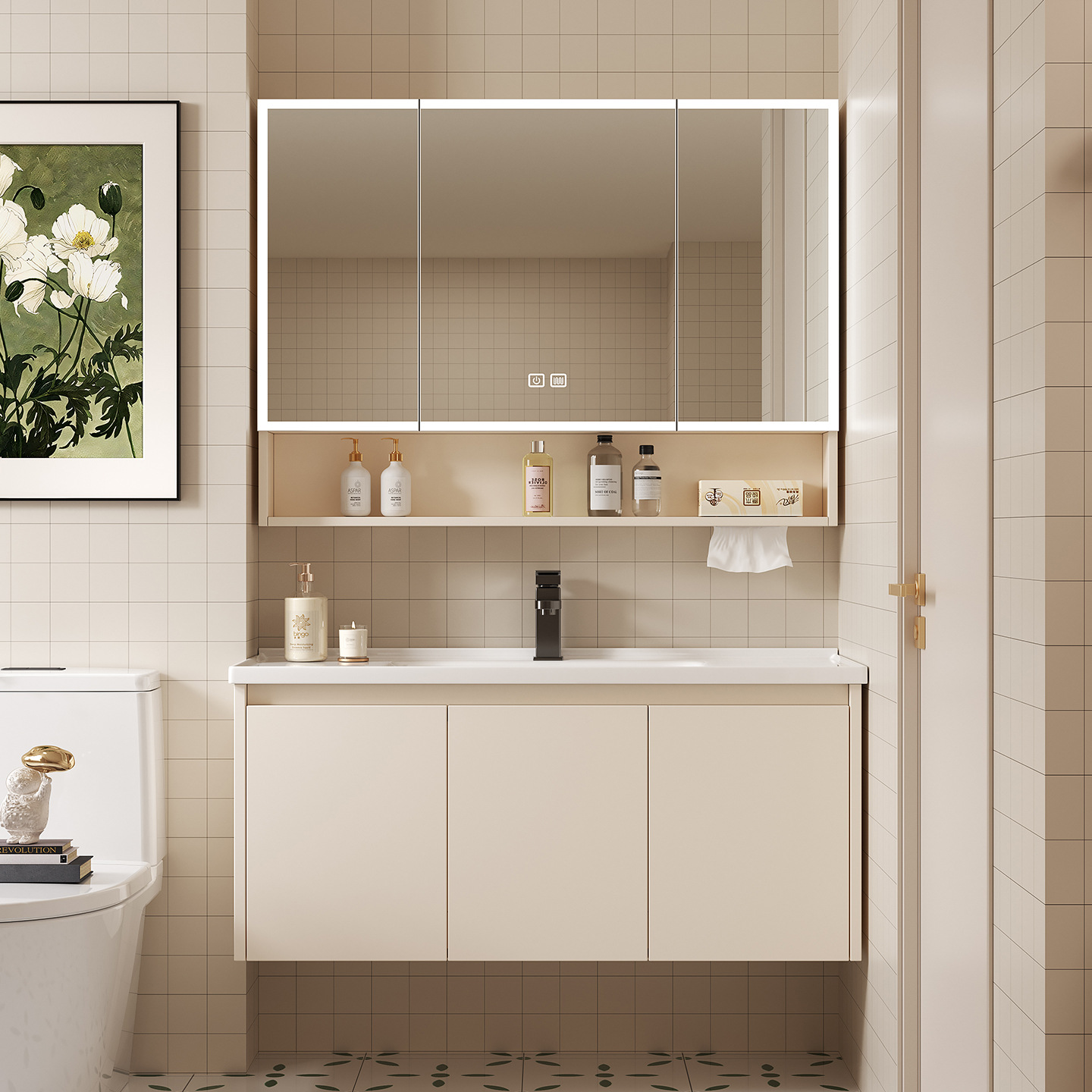 ตู้กระจกอัจฉริยะสำหรับห้องน้ำ  - Bathroom Cabinet Mirror บทวิจารณ์และราคา