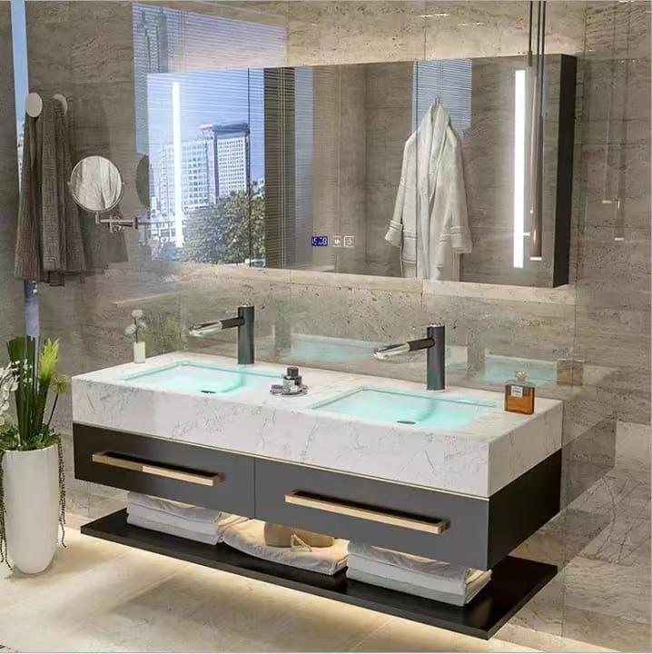 ตู้กระจกห้องน้ำอัจฉริยะพร้อมไฟ - Bathroom Cabinet Mirror บทวิจารณ์และราคา