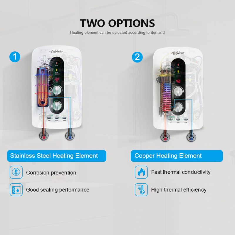 เครื่องทำน้ำอุ่นแบบพกพา Oem 20 - Home Bathroom Geyser บทวิจารณ์และราคา
