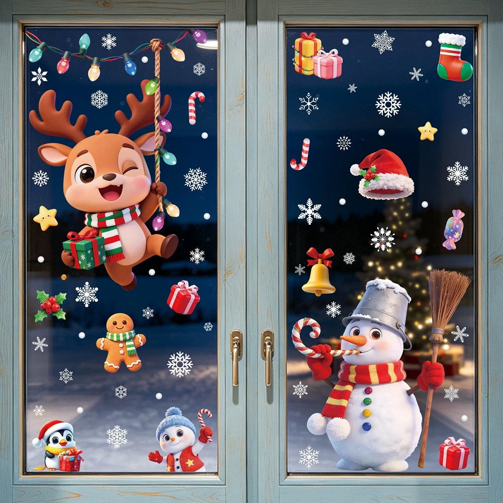 สติกเกอร์ตกแต่งหน้าต่างลายมนุษ - Home Bathroom Window บทวิจารณ์และราคา