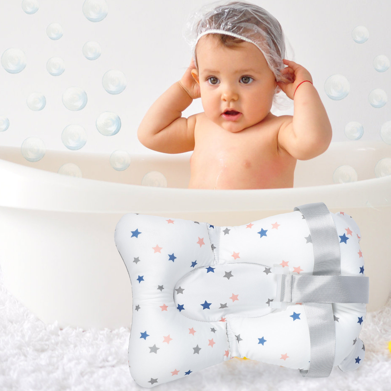 1 ชิ้น แผ่นรองอาบน้ำเด็ก แผ่นร - Non Slip Bath Mat บทวิจารณ์และราคา