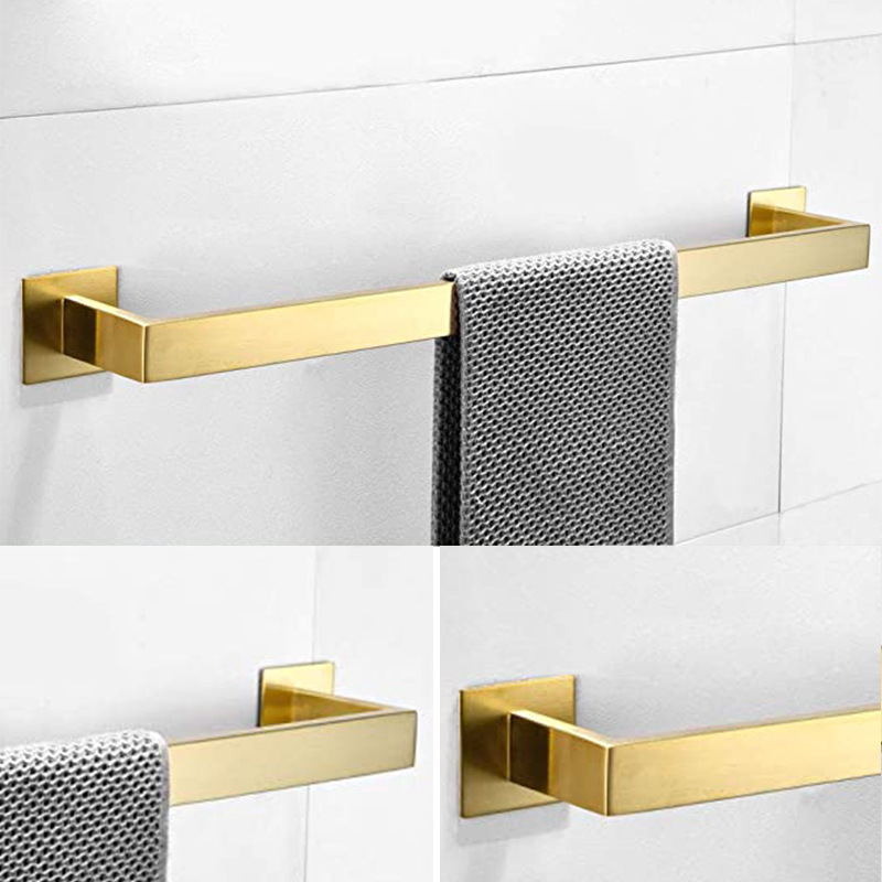ชุดอุปกรณ์ห้องน้ำสีทอง 4 ชิ้น  - Home Bathroom Hardware บทวิจารณ์และราคา