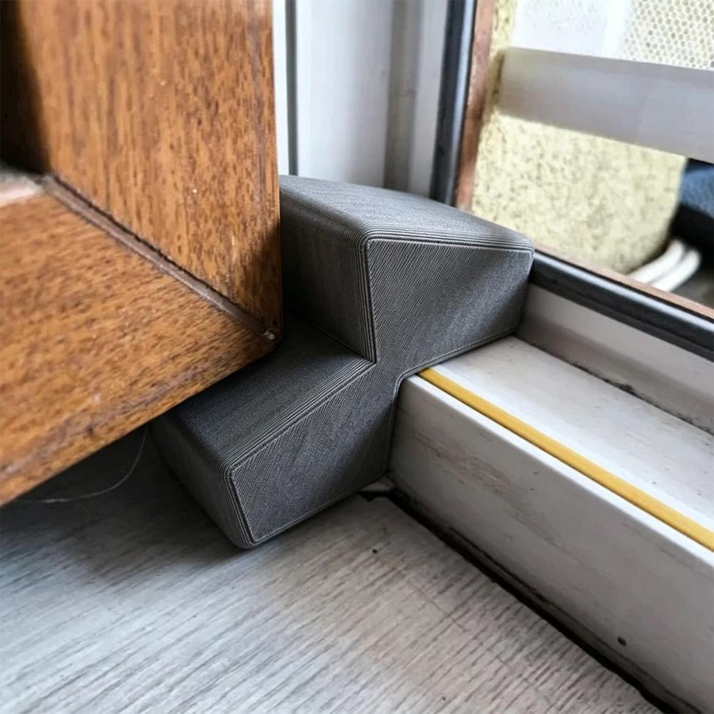 1PC ที่กั้นประตูแบบลิ่มกันลื่น - Home Bathroom Window บทวิจารณ์และราคา