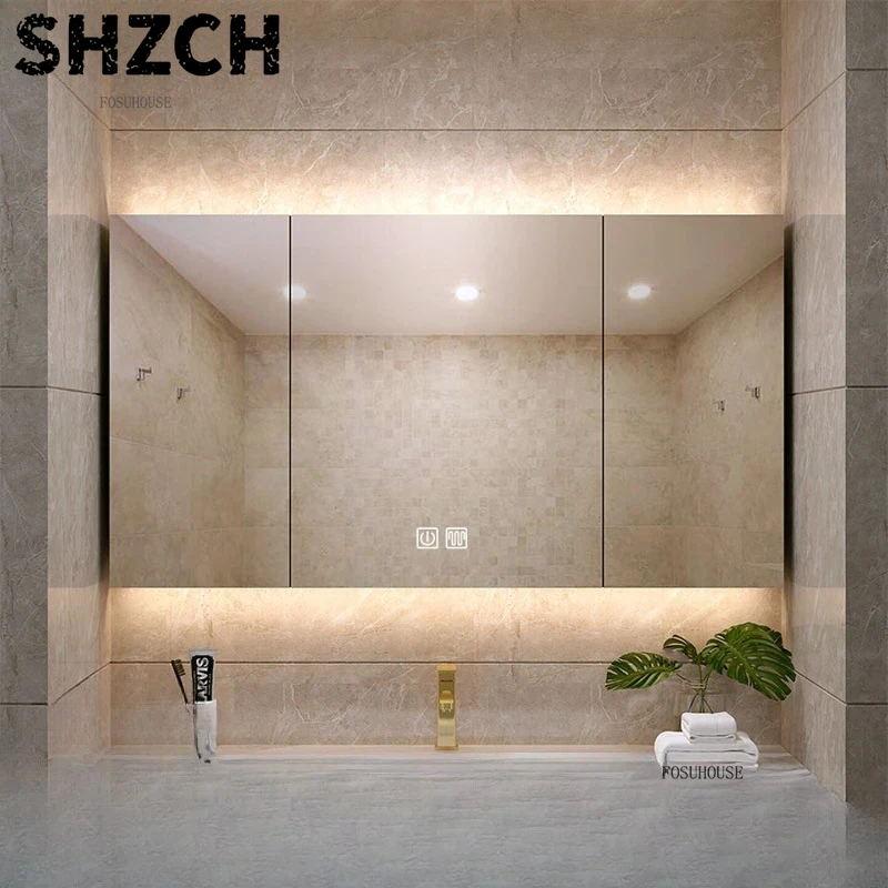 กระจกห้องน้ำแบบหนาทันสมัยพร้อม - Bathroom Cabinet Mirror บทวิจารณ์และราคา