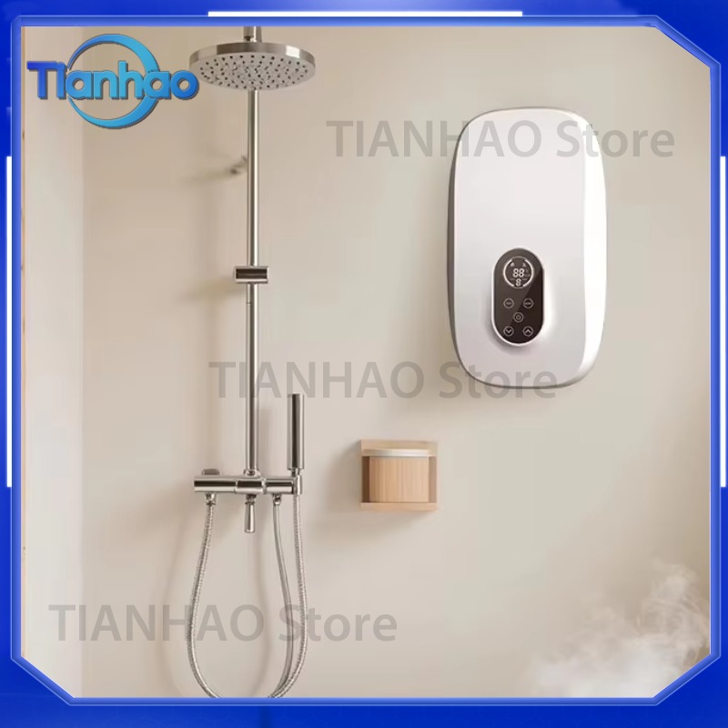 เครื่องทำน้ำอุ่นไฟฟ้าแบบทันที  - Home Bathroom Geyser บทวิจารณ์และราคา