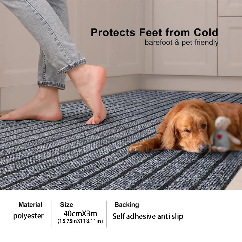 พรมปูพื้นลายทางสีพื้นขนาด 40 ซ - Home Bathroom Carpet บทวิจารณ์และราคา