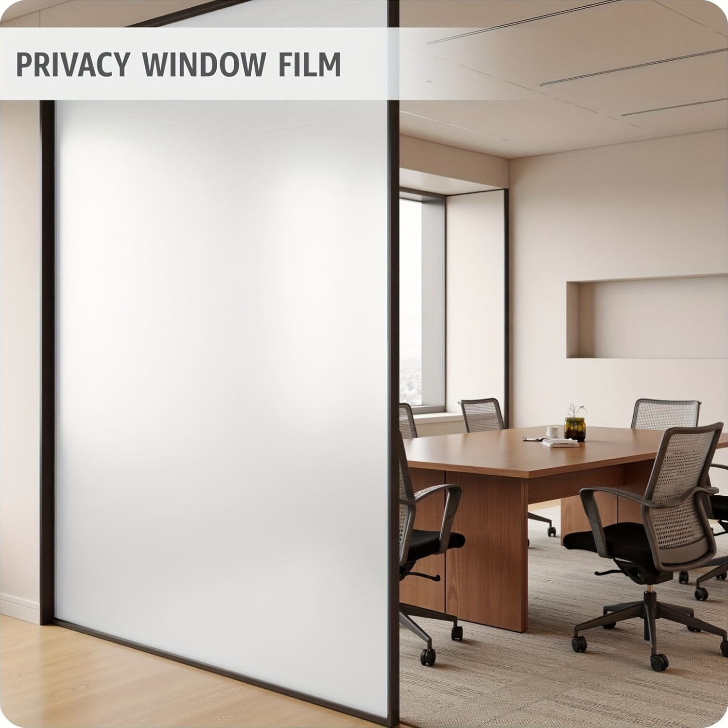 ฟิล์มติดกระจกกันมองเห็นสีขาวแบ - Home Bathroom Window บทวิจารณ์และราคา
