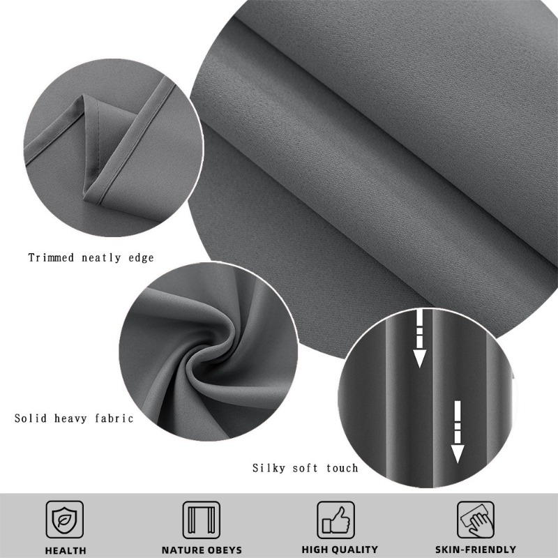 ผ้าม่านกันแสงสีพื้นทันสมัย 1 ผ - Home Bathroom Window บทวิจารณ์และราคา