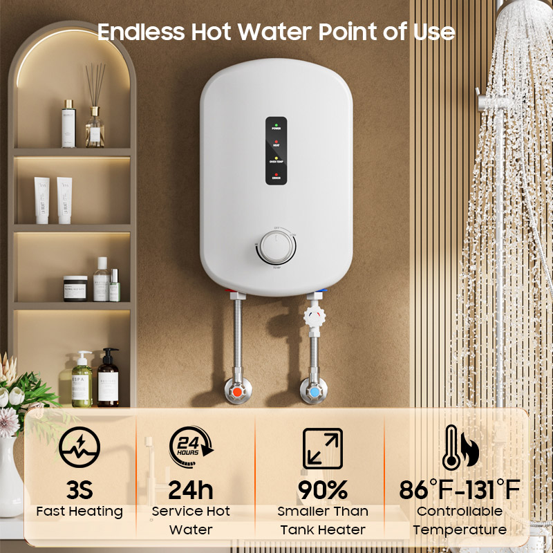 เครื่องทำน้ำอุ่นไฟฟ้าขนาดเล็กแ - Home Bathroom Geyser บทวิจารณ์และราคา