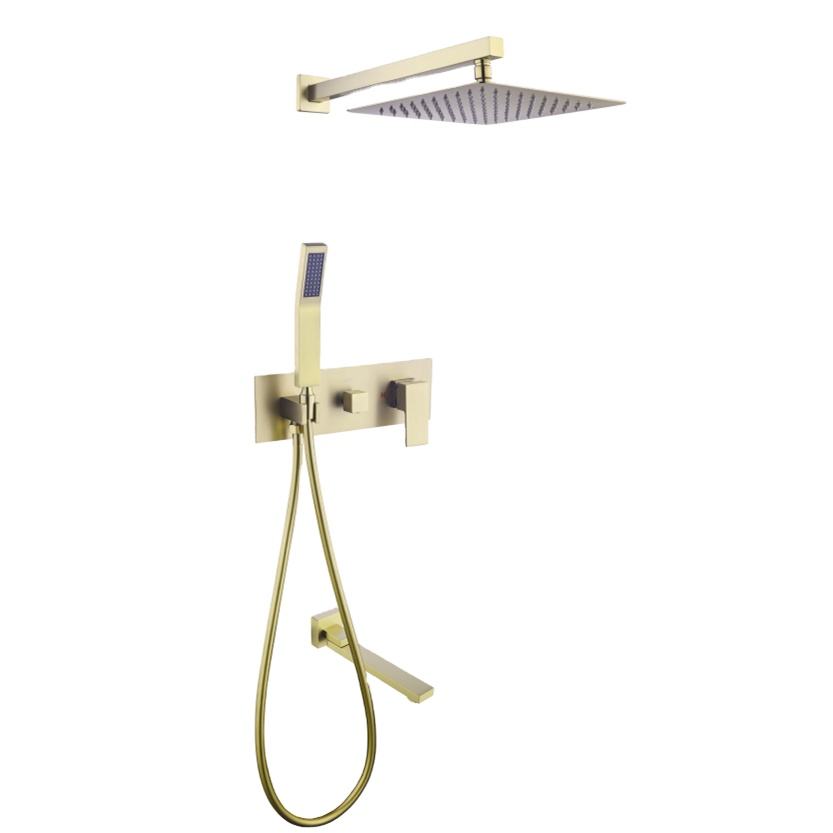 ฝักบัวอาบน้ำแบบติดเพดานทองเหลื - Shower Head Rain บทวิจารณ์และราคา