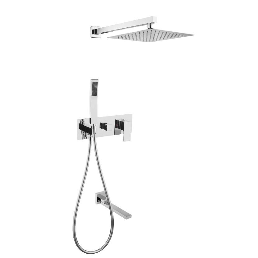 ฝักบัวอาบน้ำแบบติดเพดานทองเหลื - Shower Head Rain บทวิจารณ์และราคา