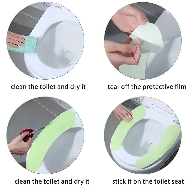 1/5/10 คู่เบาะรองนั่งชักโครกหล - Home Bathroom Gadgets บทวิจารณ์และราคา