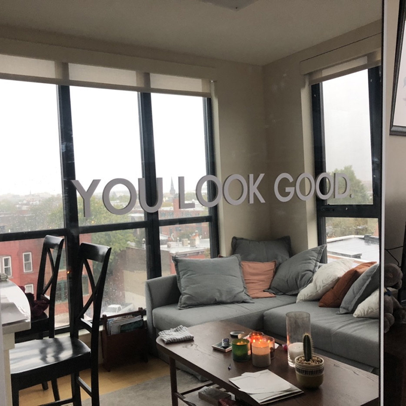 คุณดูดีกระจกสติ๊กเกอร์ติดผนังห - Home Bathroom Window บทวิจารณ์และราคา