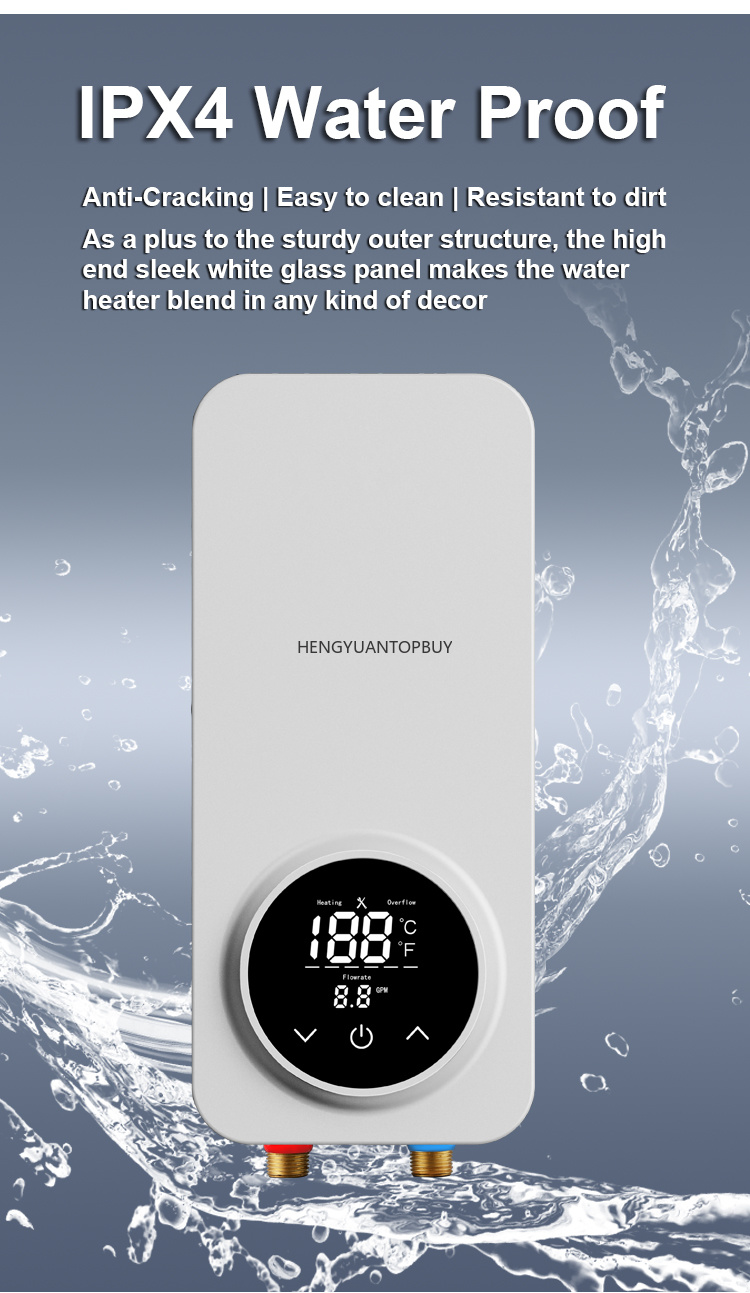 เครื่องทำน้ำอุ่นไฟฟ้าแบบทันทีข - Home Bathroom Geyser บทวิจารณ์และราคา