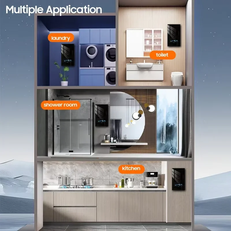 เครื่องทำน้ำร้อนไฟฟ้าอัจฉริยะค - Home Bathroom Geyser บทวิจารณ์และราคา