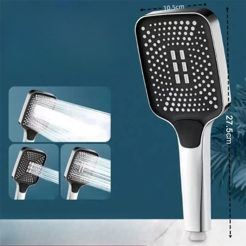 หัวฝักบัวแรงดันสูง 3 โหมด ปรับ - Home Bathroom Gadgets บทวิจารณ์และราคา