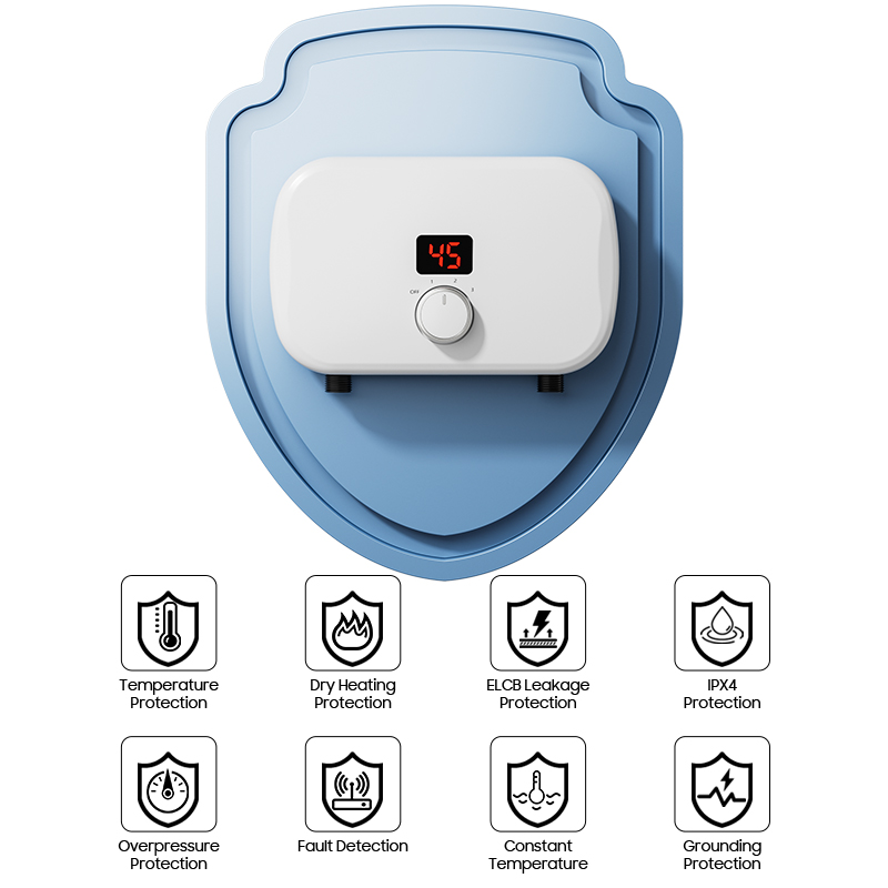 เครื่องทำน้ำอุ่นไฟฟ้าแบบไร้ถัง - Home Bathroom Geyser บทวิจารณ์และราคา