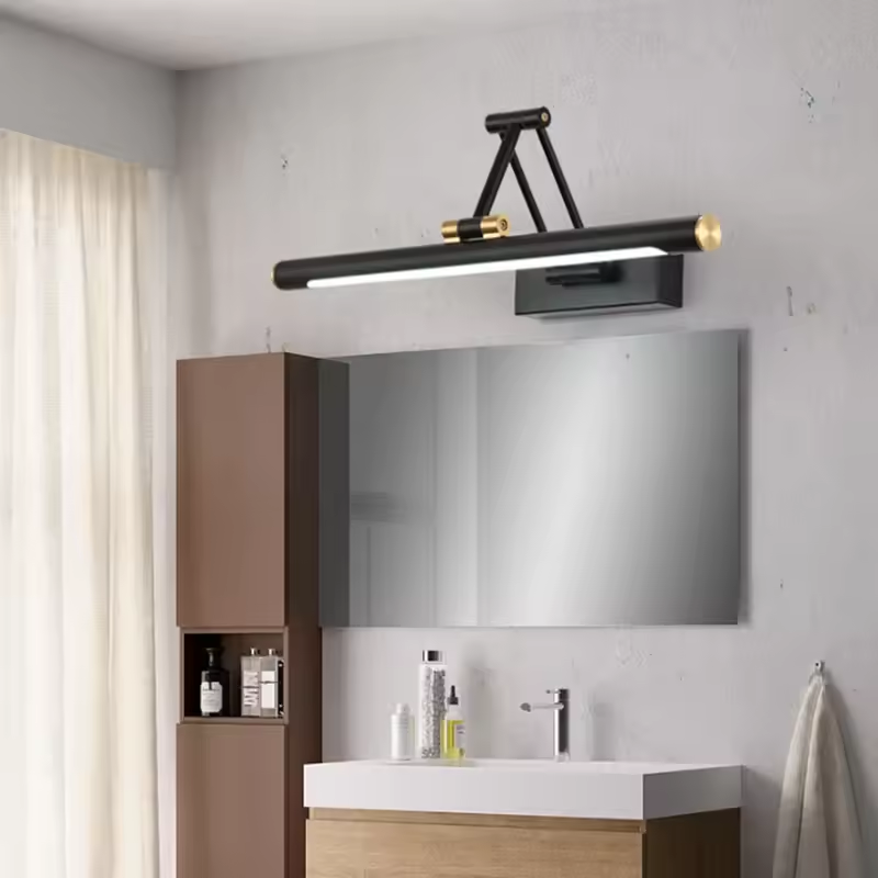 กระจกห้องน้ําไฟหน้าพับปรับโคมไ - Bathroom Cabinet Mirror บทวิจารณ์และราคา