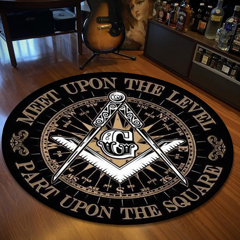 Retro Freemason รูปแบบพรมพรม F - Home Bathroom Carpet บทวิจารณ์และราคา